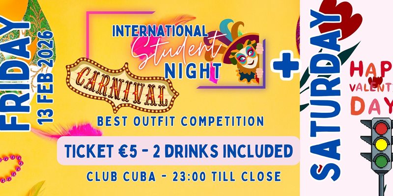 Student Night 13 Feb - Carnival Special