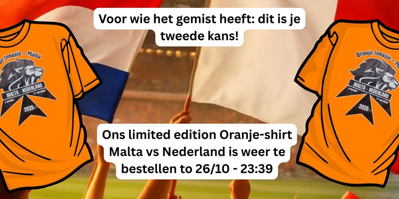 Speciaal Oranje T-shirt