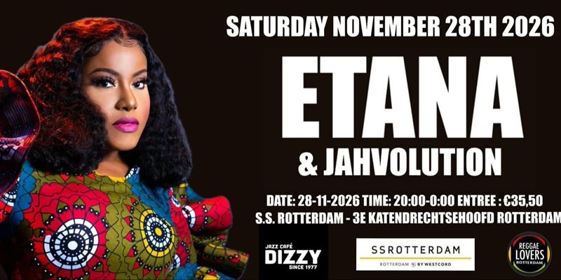 Reggae Night: Etana & Jahvolution live at S.S. Rdm 28-11-26