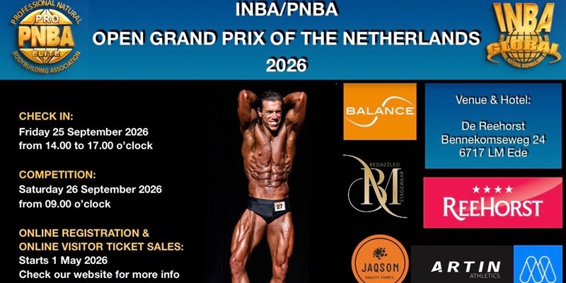 INBA/PNBA Open Grand Prix of the Netherlands 2026