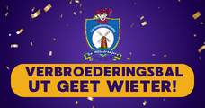 Entree Verbroederingsbal "Ut geet wieter"