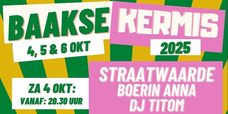 Baakse Kermis 2025