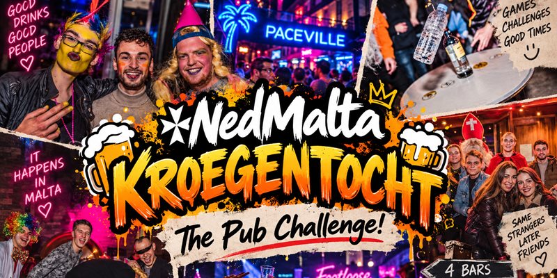 NedMalta Kroegentocht – The Pub Challenge!