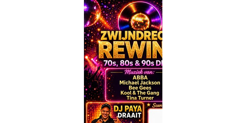 Zwijndrecht Rewind – 70s, 80s & 90s Disco