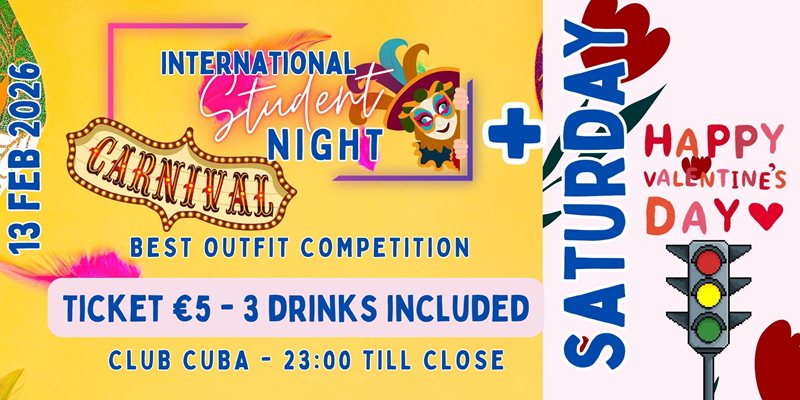 Student Night 13 Feb - Carnival Special