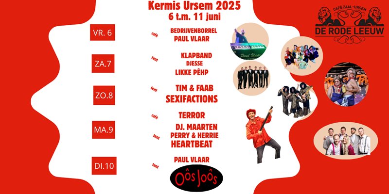 Kermis Rode Leeuw Ursem 2025