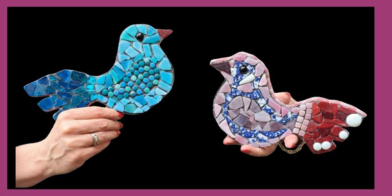 Creatief Mozaïekvogels maken, 3