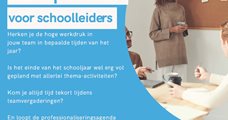 Werkplaats SLIM plannen voor schoolleiders