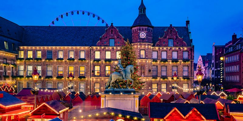 Bolkers Busticket Kerstmarkt Düsseldorf 12 december 2025