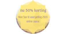 Registratie Nine Star Ki voorspelling 2019 course
