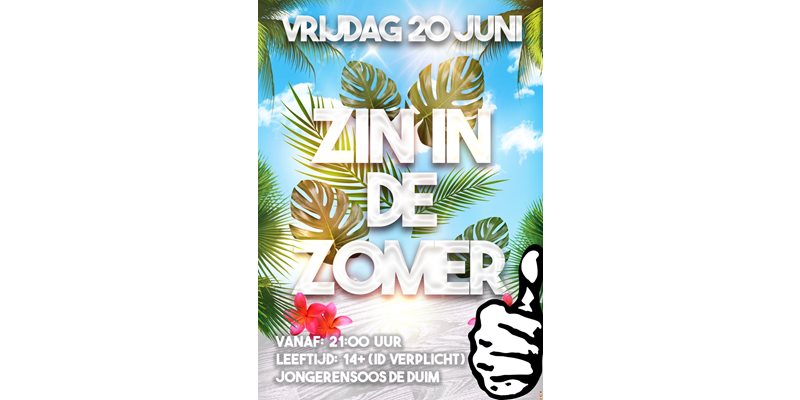 Zin In De Zomer