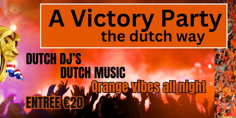 Victory Party – The Dutch Way