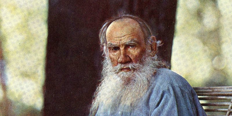 De Kern van over de schrijver Tolstoi