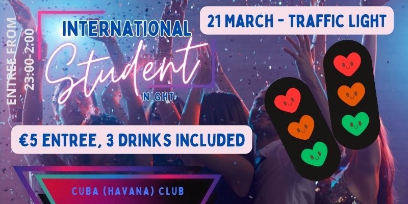 Traffic light - International Student night 21 March