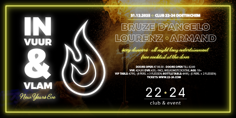In Vuur en Vlam 'New Years Eve'