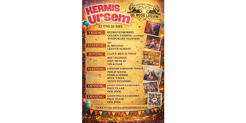 Kermis Rode Leeuw Ursem 2026