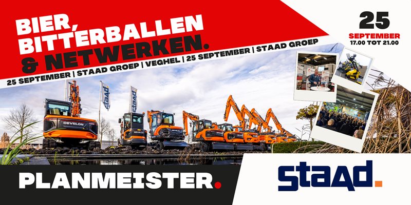 Netwerkevenement Planmeister & Staad B.V.