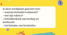Werkplaats Formatief Evalueren