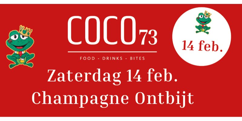 14/02  CoCo's Champagne Ontbijt