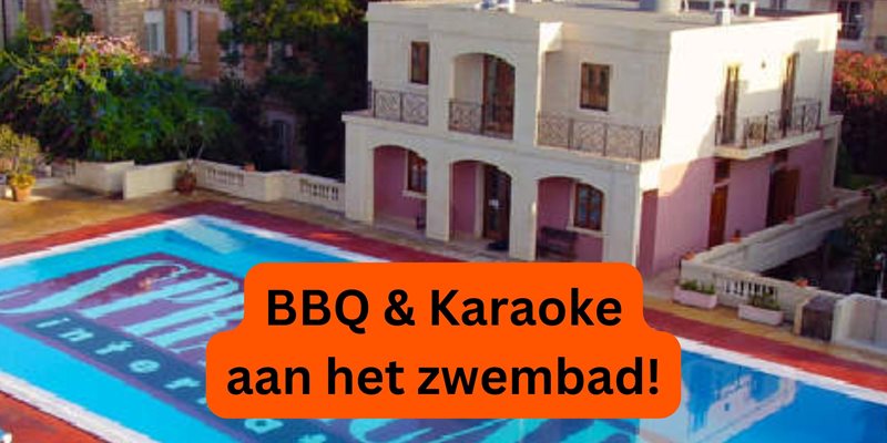 POOL, BBQ en Karaoke EXTRA
