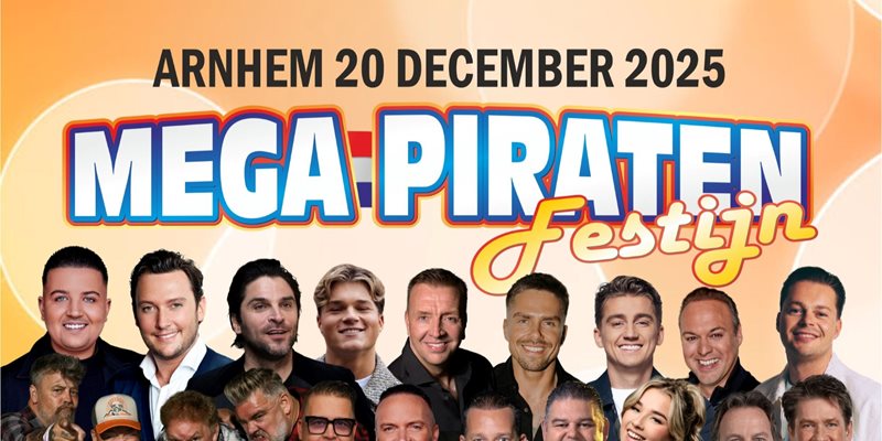 Bolkers Busticket Mega Piraten Festijn Gelredome